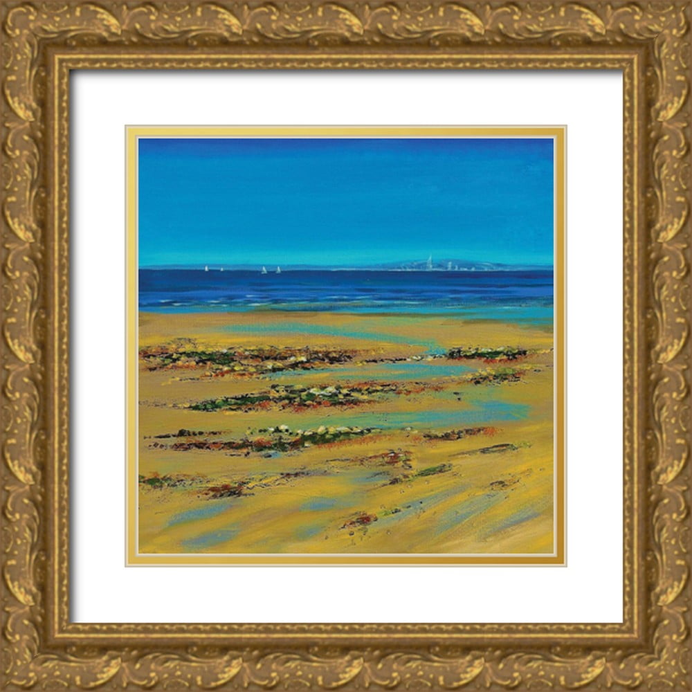 Francis, Sandra 26x26 Gold Ornate Wood Framed with Double Matting ...