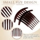 thumbnail image 5 of 6 piezas de cabello francés Combina peinado de plástico peine con dientes chicas accesorios para el cabello, 5 of 7