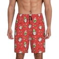 thumbnail image 2 of Picia merry Christmas gnome Pajama Shorts for Men, Men's Pajama Bottoms, Sleepwear,Short Pajama Pants-XX-Large, 2 of 9