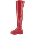 thumbnail image 3 of Women's Fashion Over The Knee Boots Comfortable Round Toe Chunky Block Heels Thigh High Boots, 3 of 6