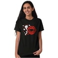 thumbnail image 4 of Betty Boop Blowing Kisses Lips Hearts Women's Graphic T Shirt Tees Brisco Brands S, 4 of 5