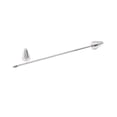 thumbnail image 1 of ziyahi Men Rhinestone Fashion Collar Clips Tie Collar Pin Bar White Crystal Silver 6x68mm, 1 of 4