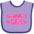 thumbnail image 3 of Inktastic Grandma's Girl Granddaughter Gift Girls Baby Bib, 3 of 4