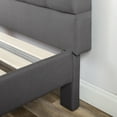 thumbnail image 5 of Zinus Misty 42" Upholstered Platform Bed Frame, Dark Gray, King, 5 of 9