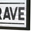 thumbnail image 3 of American Art Decor Home Of The Brave Wood Novelty Wall Sign - 36" x 8", 3 of 6