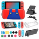 thumbnail image 1 of Kit Fundas y Estuche BLOOSOM de Nintendo Switch con 20pzs Accesorios Rojo/Azul, 1 of 4