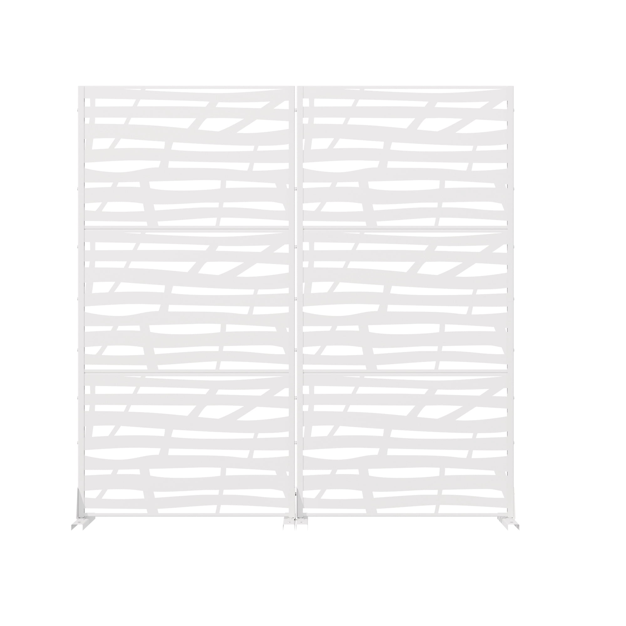 Metal Privacy Screen Fence Panel with Stylish Pattern