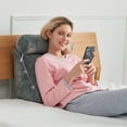 thumbnail image 2 of Cheer Collection Wedge Shaped Back Support Pillow and Bed Rest Cushion for Reading, Gaming, Watching - with Adjustable Neck Pillow, 2 of 5