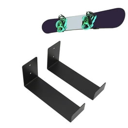 YYST Snowboard Storage Rack Wall Mount Wall Holder - Hardware Included-Hold 2 Boards