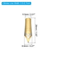 thumbnail image 2 of Uxcell 0.5-0.7mm Line Width Fountain Pen Nib Replacement 304 Stainless Steel for Drawing Writing, 2 Colors 10 Pcs, 2 of 5