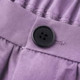 thumbnail image 5 of LEKWK Womens Short Skirt High Waisted A Line Skirt Knee Length Work Skirt With Pockets Elastic Waist Casual Office Business Meeting Wear, 5 of 6