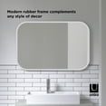 thumbnail image 2 of Umbra Hub 24 x 36" Rectangular Wall Mirror White, 2 of 11