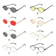 thumbnail image 4 of Gafas de sol retro de metal Sonducket para hombres Rojo claro dorado, 4 of 6