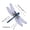 C-4C Home Decor, variant on karymi Simulated Colorful Dragonfly Hanging Ornament, Plastic Lifelike Model, Outdoor Garden Patio Decor, Weather Resistant, for Ages 14 and Up Room Decor