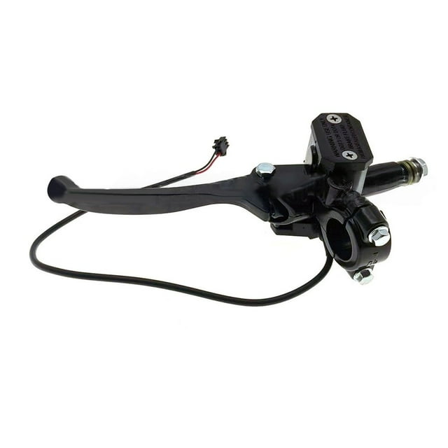 Disc Brake Pump Ebike Disc Brake For Electric Vehicles 18x10x3Cm Size 22.2MM Handlebar Support 2Pin SM Wire Black Color