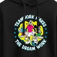 thumbnail image 3 of Disney - Teamwork Group  - Juniors Cropped Pullover Hoodie, 3 of 5