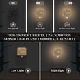 thumbnail image 3 of Yayeee LED Night Lights with Motion Detectors Auto Dusk to Dawn Light Sensors, 2 Pack, Floral Christmas, 3 of 7