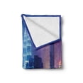 thumbnail image 2 of Landscape Soft Flannel Fleece Throw Blanket, Modern Scenery Image with Kuala Lumpur Cityscape Skyscrapers Artwork Print, Cozy Plush for Indoor and Outdoor Use, 70" x 90", Multicolor, by Ambesonne, 2 of 6