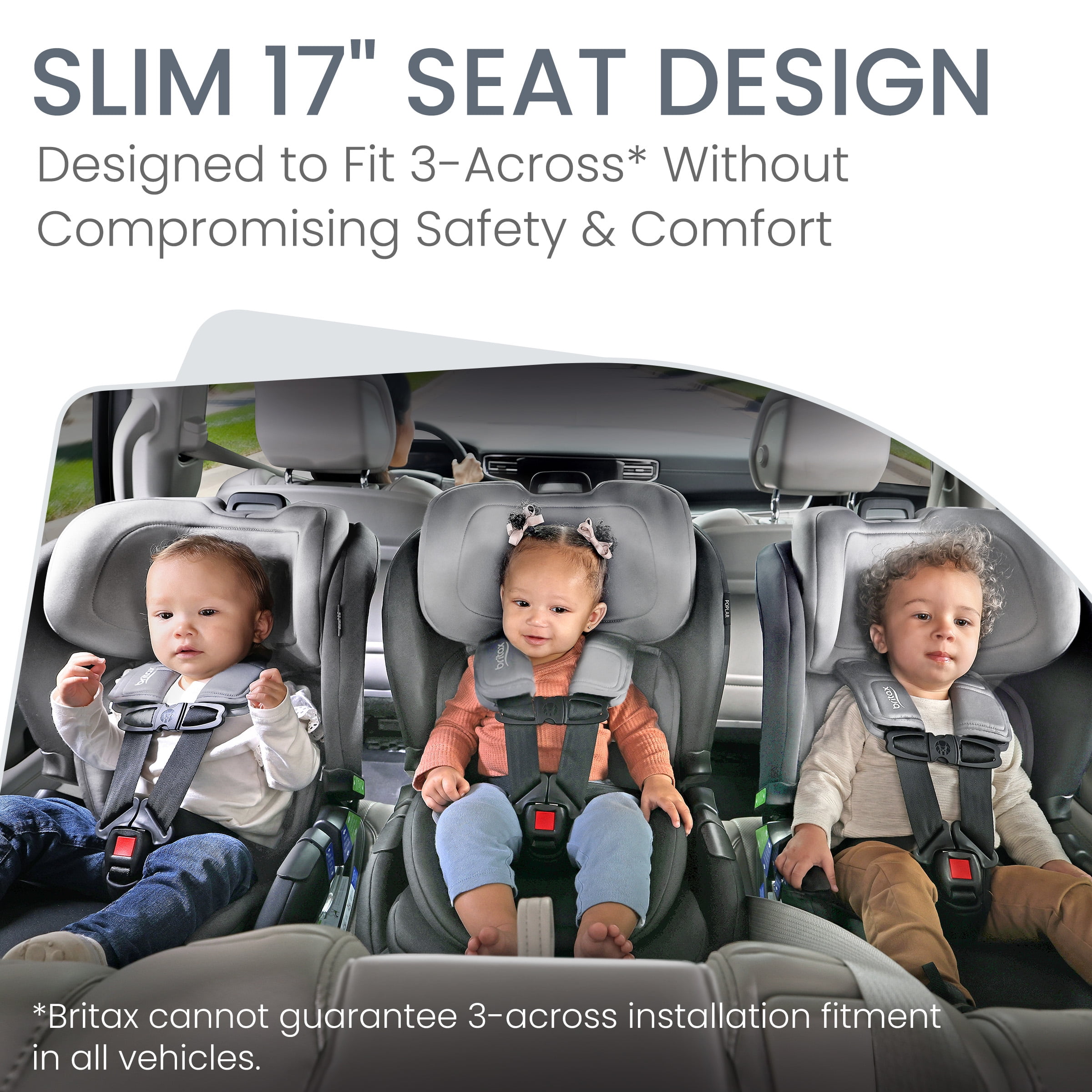 Britax Poplar Convertible Car Seat, Glacier Graphite