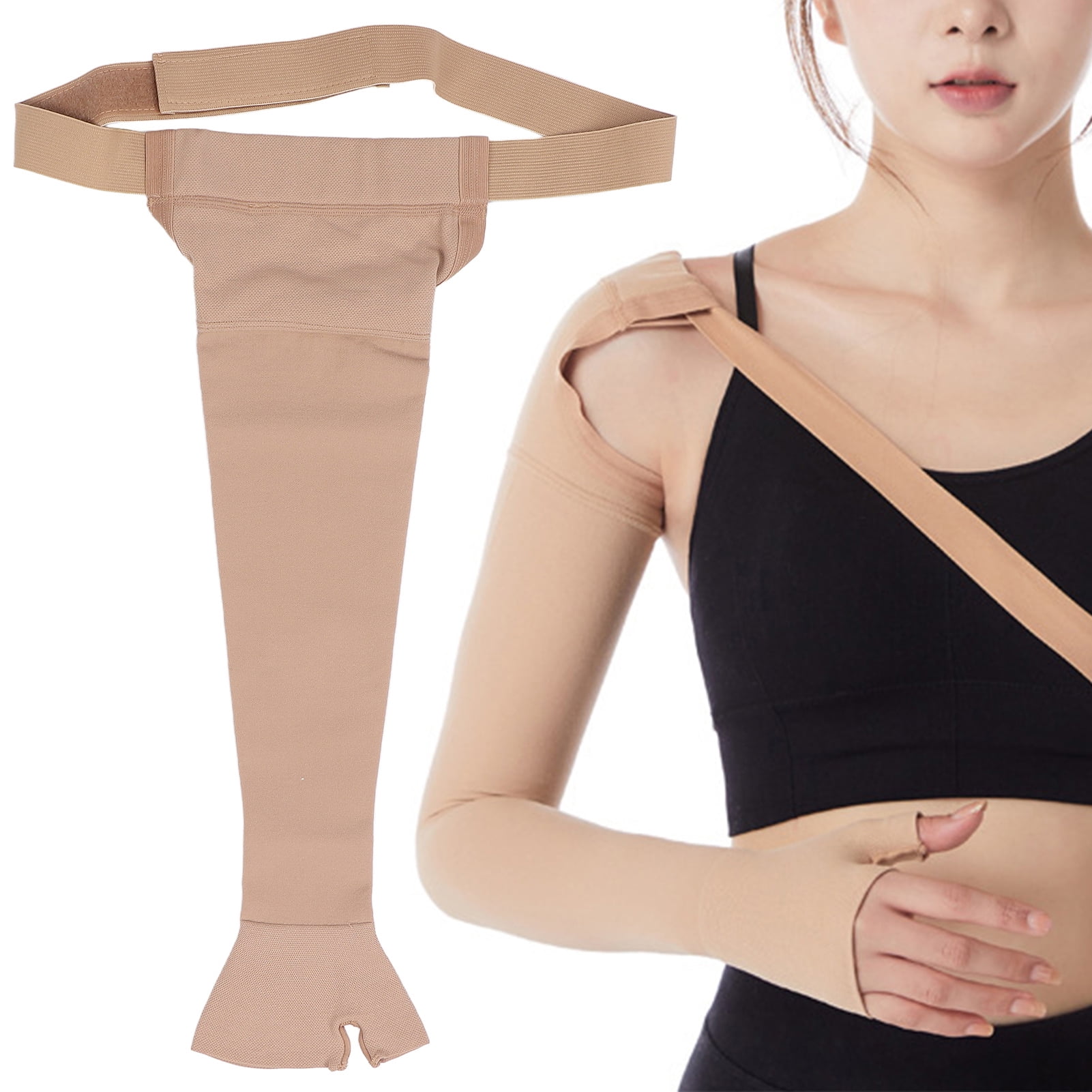 Fugacal Lymphedema Compression Arm Sleeve Polyurethane Post Mastectomy