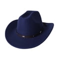 thumbnail image 4 of Western Style Western Cowboy Hat for Casual Home Leisure Unisex Adult Riding Accessory Classic Design, 4 of 4