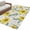 Yellow, variant on Round Rug 4Ft Washable Non-Slip, Spring Daisy Circle Area Rugs for Living Room Bedroom, Farmhouse Country Flower Leaf Plant Wood Grain Indoor Floor Mats Carpet Runner for Home Decor Aesthetic