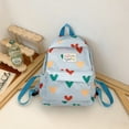 thumbnail image 2 of CHAOYUNYI Cute Bag Heart Print Backpack Adjustable Shoulder Straps Compact Size for School Students，Travel，Daily Use, 2 of 7