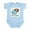 Sky Blue, variant on CafePress - Donut Baby Infant Bodysuit - Baby Light Bodysuit, Size Newborn - 24 Months
