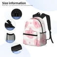 thumbnail image 5 of Gaeub Cartoon Pig School Backpack Waterproof Bookbag for Men Women College High School Bags, 5 of 8