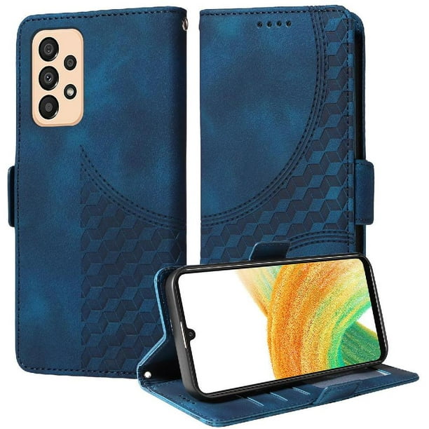 Funda GANGXUN para Samsung Galaxy A53 5G con diseño acolchado elegante, cuero PU, protección total y ajuste preciso