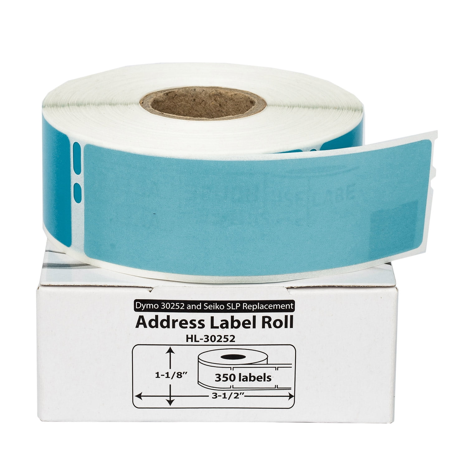 1-1/8" x 3-1/2" DYMO 30252 Direct Thermal Address Labels 42 - Rolls of 350 