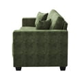 thumbnail image 5 of COPIAE 86 Inch Sofa with Extra Deep Seats Oversize,2 Seater Sofa for Living Room, Modern Couch and Sofa, Comfy Armrests and Seats and Backrests, Easy Installation,Chenille Fabric Green, 5 of 13