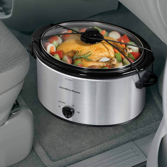 Hamilton Beach 5-Quart Portable Slow Cooker | Model# 33156
