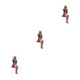 thumbnail image 2 of Transemion Hand Painted 1/64 Bench People Model Movie Props Miniature Layout Decor Beautifully Crafted Dioramas Micro Girl 3Set, 2 of 6
