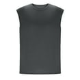 thumbnail image 6 of USNSM (M-5XL) Big and Tall Men's Sleeveless Shirts Quick Dry Tank Tops Sun Protection UPF 50+ Athletic Gym Workout Muscle Shirts Gray L, 6 of 7