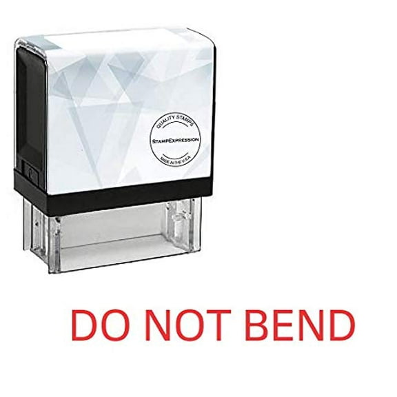 StampExpression - DO NOT Bend Office Self Inking Rubber Stamp - Red Ink (A-5479)