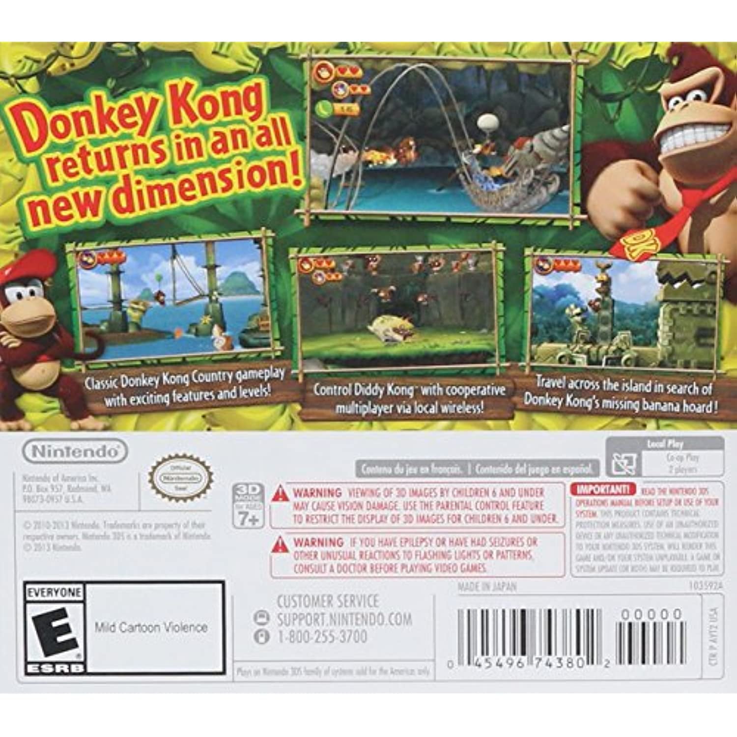 Nintendo Selects: Donkey Kong Country Returns 3D - Walmart.com