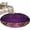 Purple Gold, variant on Round Rug 3.3Ft Washable Non-Slip, Purple Boho Floral Circle Area Rugs for Living Room Bedroom, Vintage Ethnic Tribal Abstract Art Indoor Floor Mats Carpet Runner for Home Decor Aesthetic