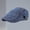 Dark Blue, variant on Denim Newsboy Hats for Women Men Washable Advanced Painter Hat Flat Cabbie Driving Hat Cotton Old Dad Cap Solid Color Adjustable Comfort Hat One Size