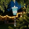 thumbnail image 5 of DefiDgd Christmas Crystal Style Blue Gradient Acrylic Pinecone Hanging Ornament for Christmas Tree Mantel Window Door Wall Holiday Party Home Decor, 5 of 6