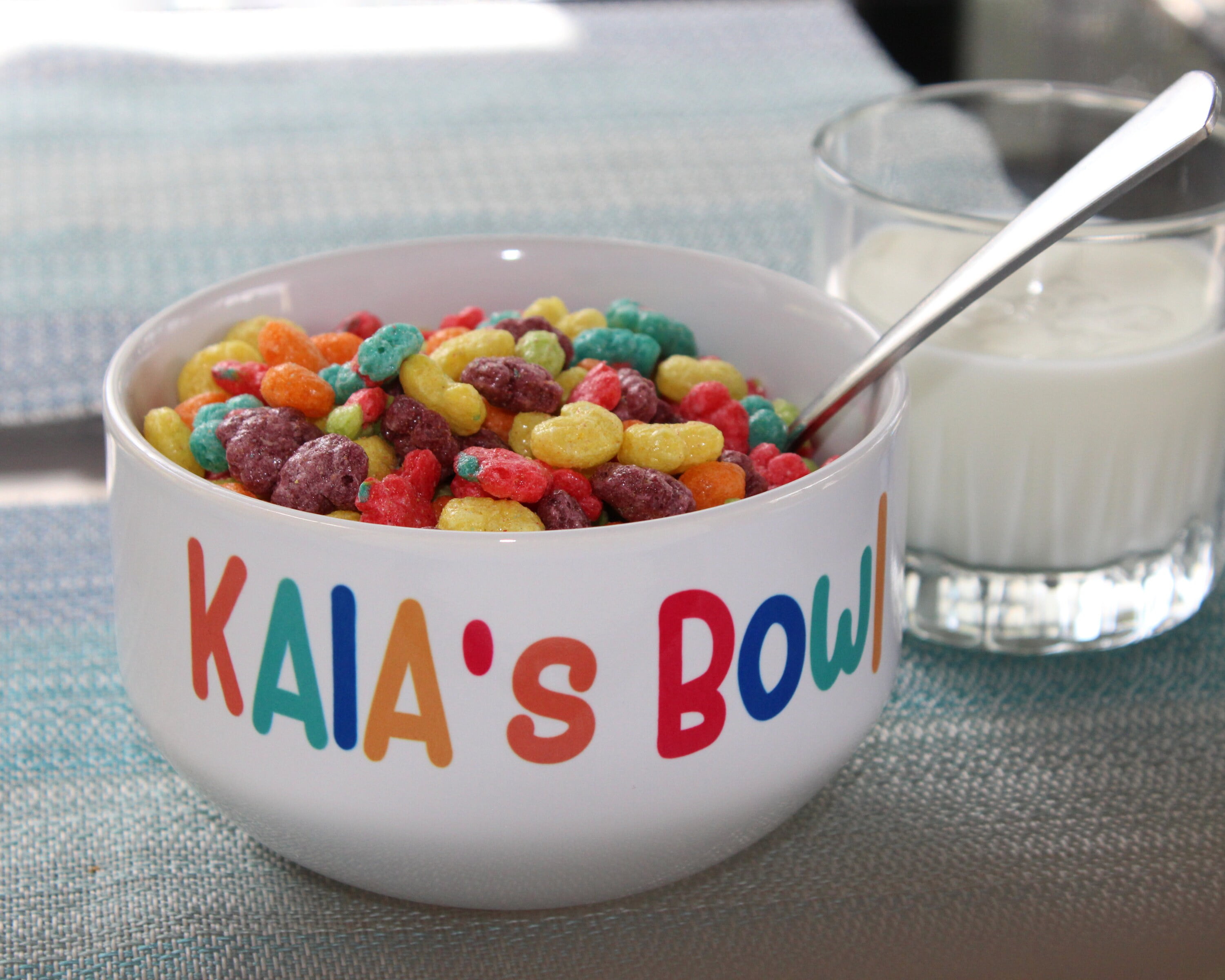 Personalized Kids Cereal Or Personalized Kids Popcorn Bowl Or