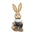 thumbnail image 3 of Figura de conejo de Pascua hecha de paja, adorno de escritorio, decoración de Pascua de dibujos animados Estilo E, 3 of 9