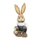thumbnail image 3 of Figura de conejo de Pascua hecha de paja, adorno de escritorio, decoración de Pascua de dibujos animados Estilo E, 3 of 9