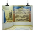 thumbnail image 2 of Print: Two Paintings Immigration Scene And Peaceful Activities Of The, 2 of 4