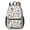 Golden Retriever and, variant on Mixed Breed Dog White Pattern 17" School Backpacks for Teens,Waterproof Oxford Fabric,S-Shape Padded Straps for School,Travel,Hiking,Camping