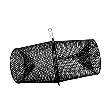 Frabill Torpedo Minnow Trap, Mesh, Black