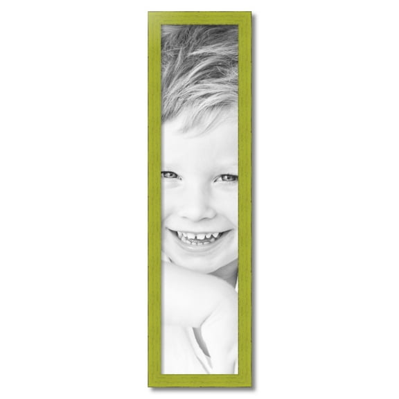 ArtToFrames 9" x 39" Modern Green Picture Frame, 9x39 inch Green Wood Poster Frame (WOM-4589)