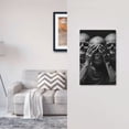 thumbnail image 5 of Death Skulls Gothic Skull No Device Blank Wall Plate 1 Gang Decorative Electrical Outlet Light Switch Cover Switchplate, 5 of 5