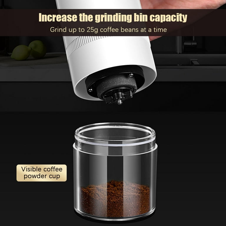 BST Electric Coffee Grinder Electrical Coffee Machines Automatic 25g  Portable Coffee Maker 1250mAh USB Rechargeable Coffee Mill