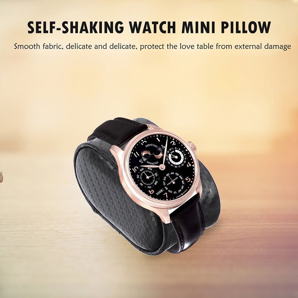 HAMPPLIES 5Pcs Black Watch Cushions with Smooth Texture for Jewelry Display